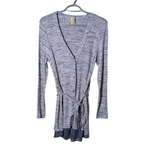 Anthropologie‎ Dolan Left Coast Nomi Cardigan Heather Blue Size Small